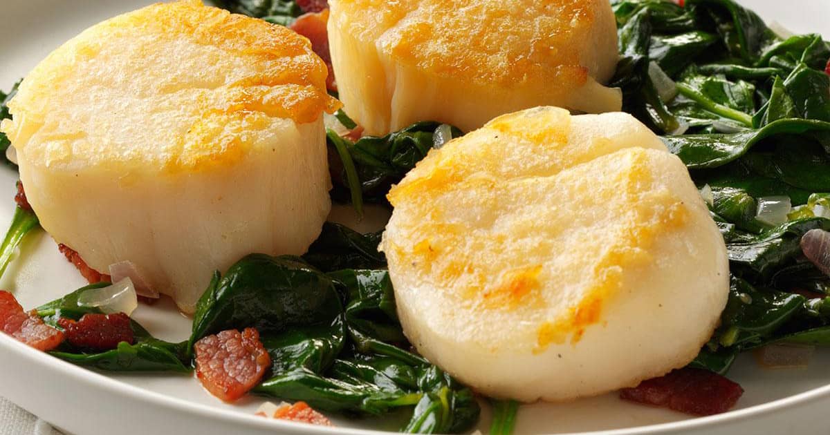 What do scallops taste like? Pan Seared Scallops